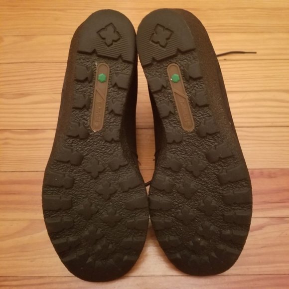 Timberland 10 Black Booties Wedge Ankle Boots Leather 6 in Chukka AMSTON - Picture 4 of 8